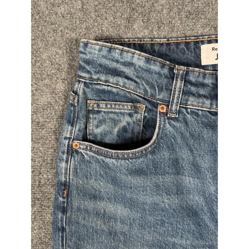 Reformation Jeans‎ Womens 29 Blue High Rise Wide Leg Denim Cotton Stretch EUC - Picture 5 of 15